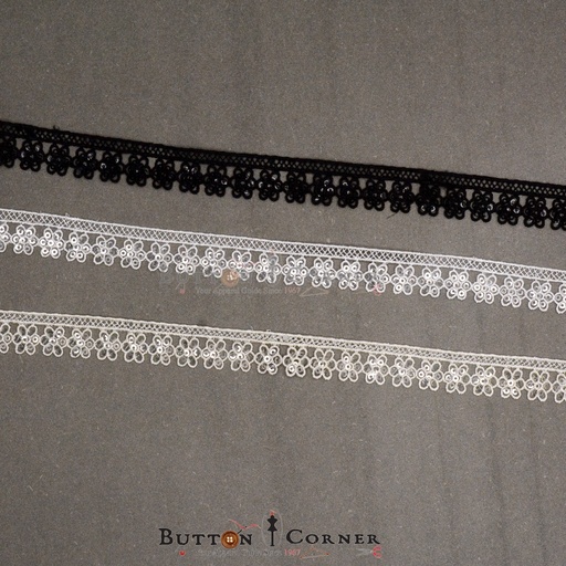 One Side Border Sequence Lace