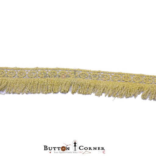 [MYB298-LIGHT GOLD] Metallic Yarn Hanging lace