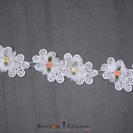 Fancy Flower Shuttle Lace