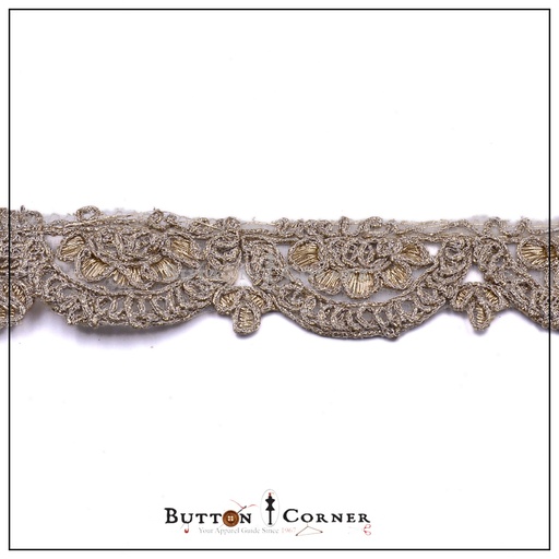 [GOTL615-ANTIQUE] Fancy Gota Lace