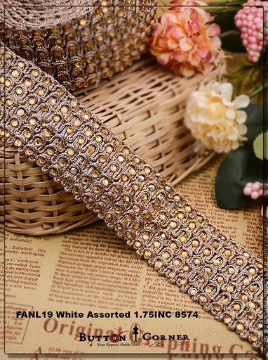 [FANL19-ROSE GOLD] Fancy Gota Lace