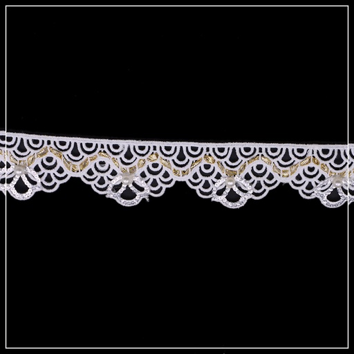 Fancy Sequence & Pearl Shuttle Lace