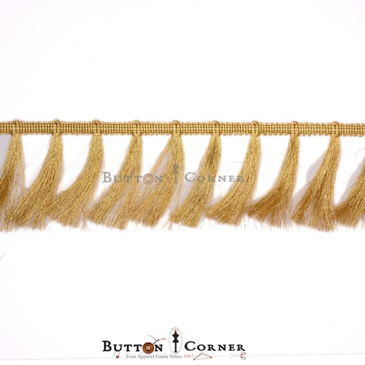 [KTL12-BANARSI GOLD] Fancy Metallic Yarn Hanging Lace