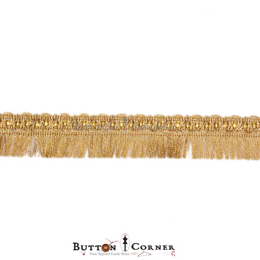 [KTL15-GOLD] Fancy Metallic Yarn Hanging Lace
