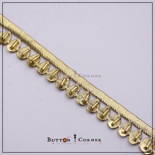 Fancy Glass Beads Gota Lace