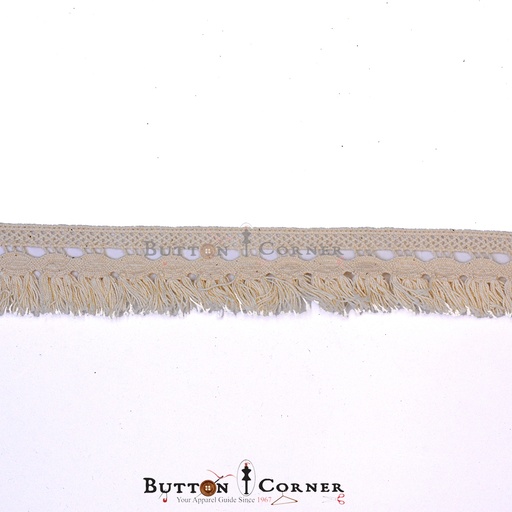[JL61-BEIGE] One Side Border Hanging Lace