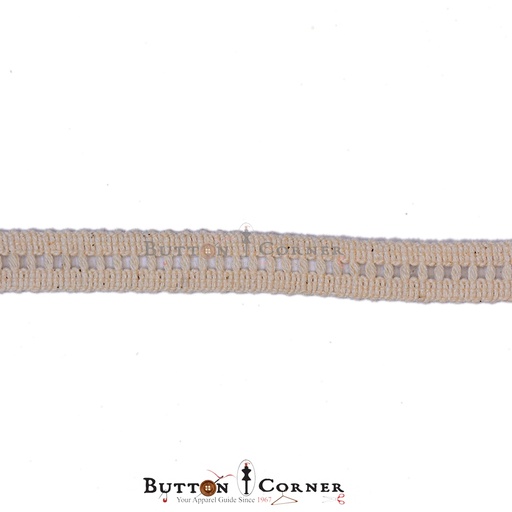 [CRL98 BEIGE] Double Side Border Crochet Lace