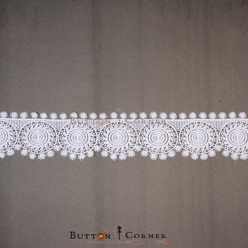 One Side Border Shuttle Lace