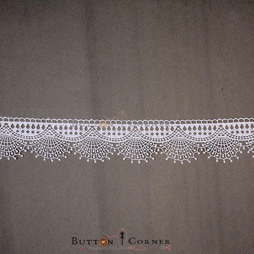 One Side Border Shuttle Lace