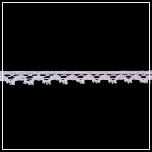 [CRL174 WHITE] One Side Border Crochet Lace