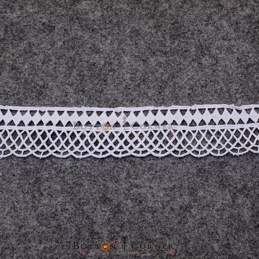 One Side Border Shuttle Lace
