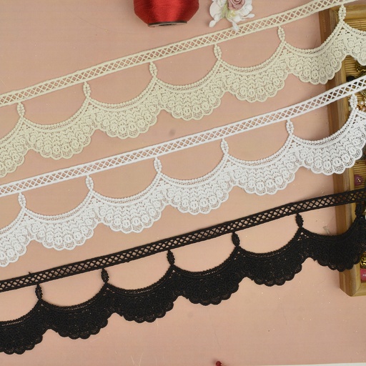 One Side Border Shuttle Lace
