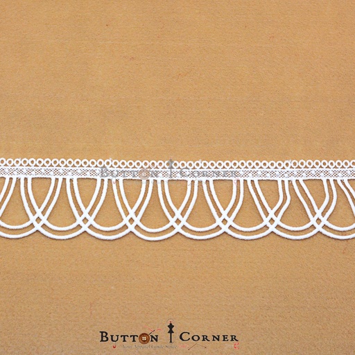 One Side Border Shuttle Lace