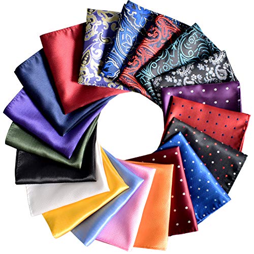 [PKTS ASSTD] Stylish Satin Pocket Square For Formal Suit & Wedding Accessory