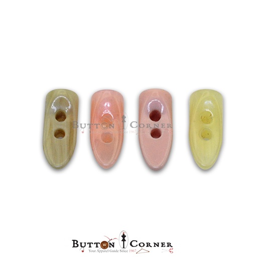Bullet Shape 2 Hole Toggle Button
