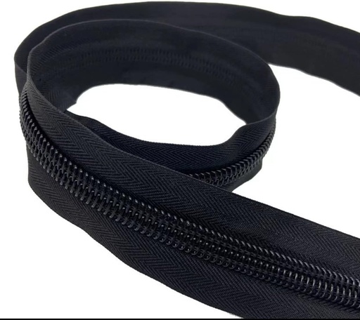 [ZIPN10 BLACK] Nylon Zipper No.10