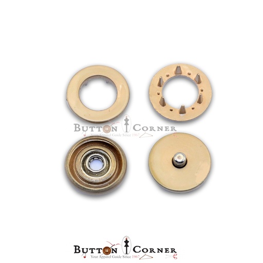 4 Part Metal Press Button