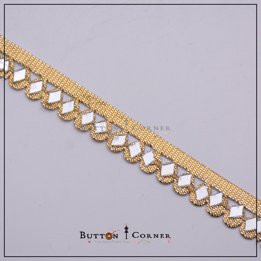 Fancy Gota Mirror Lace