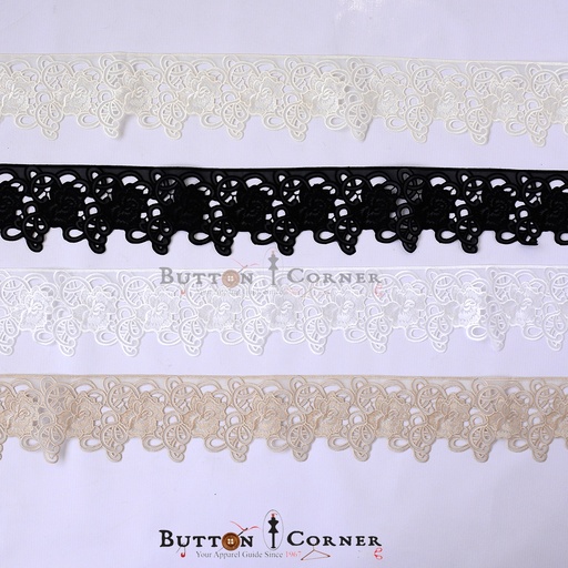 One Side Border Organza Lace