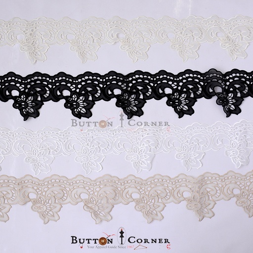 One Side Border Organza Lace