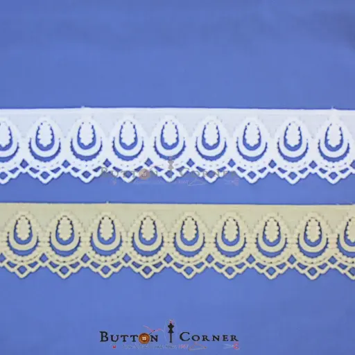 One Side Border Shuttle Lace