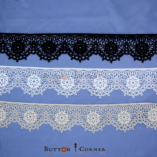 One Side Border Shuttle Lace