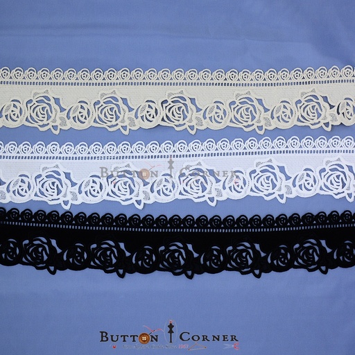 One Side Border Shuttle Lace