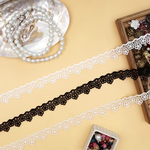 One Side Border Shuttle Lace